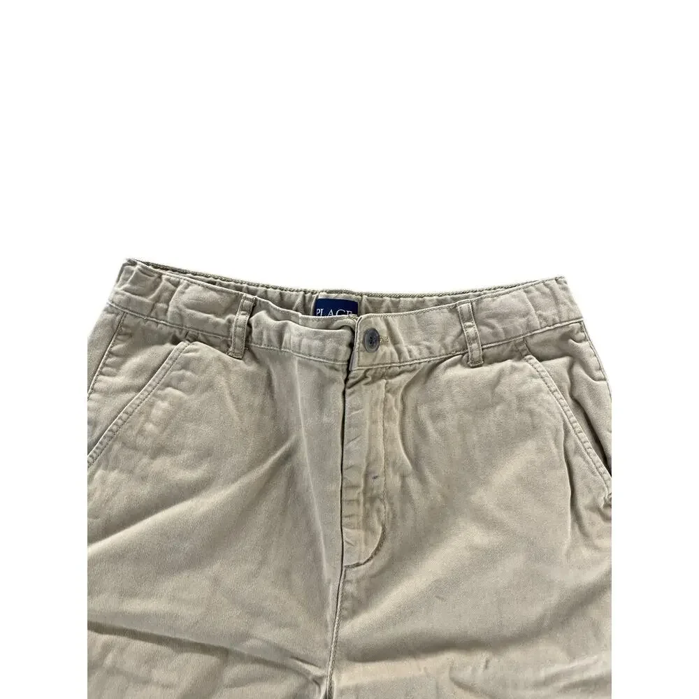 The Children's Place Boys' Beige Khaki Shorts Kids Youth Size 16